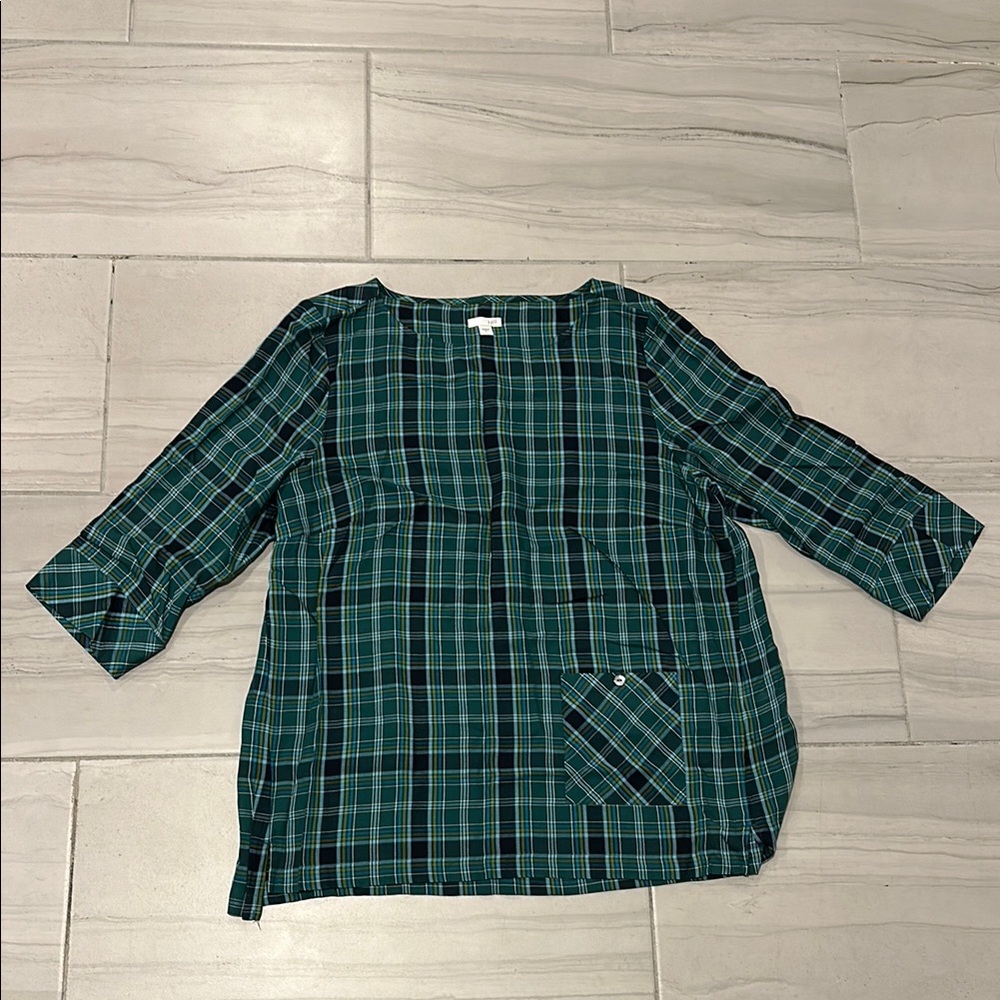 J. Jill Green Pullover Top